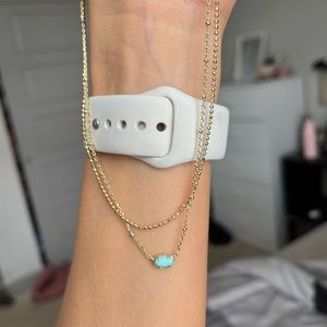 Kendra Scott Light Blue Pendant Necklace